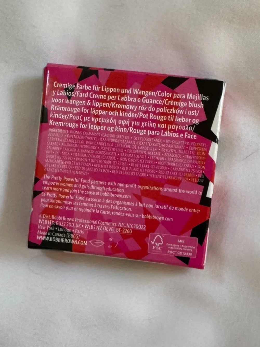 Bobbi Brown Pretty Powerful Pot Rouge for Lips & Cheeks, Pale Pink